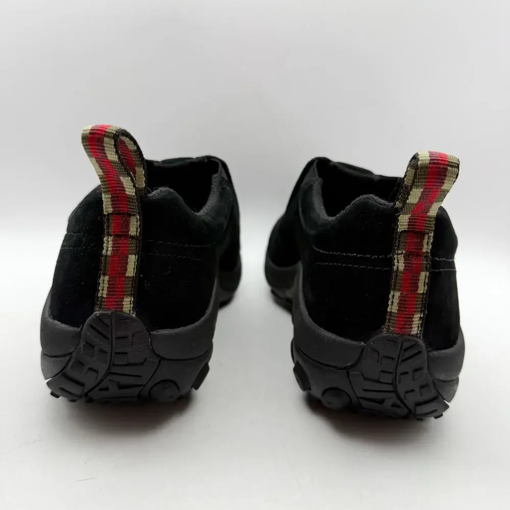 Merrell Womens Jungle Moc Shoes US 11 Wide EU 42.5 Black Suede EUC
